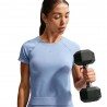 Nike Pro Seamless Maglietta Palestra Azzurro Donna