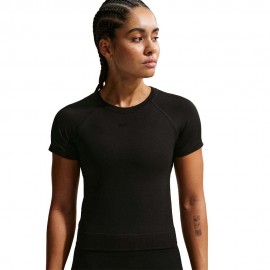 Nike Pro Seamless Maglietta Palestra Nero Donna