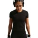 Nike Pro Seamless Maglietta Palestra Nero Donna
