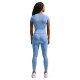 Nike Universa Maglietta Palestra Azzurro Donna