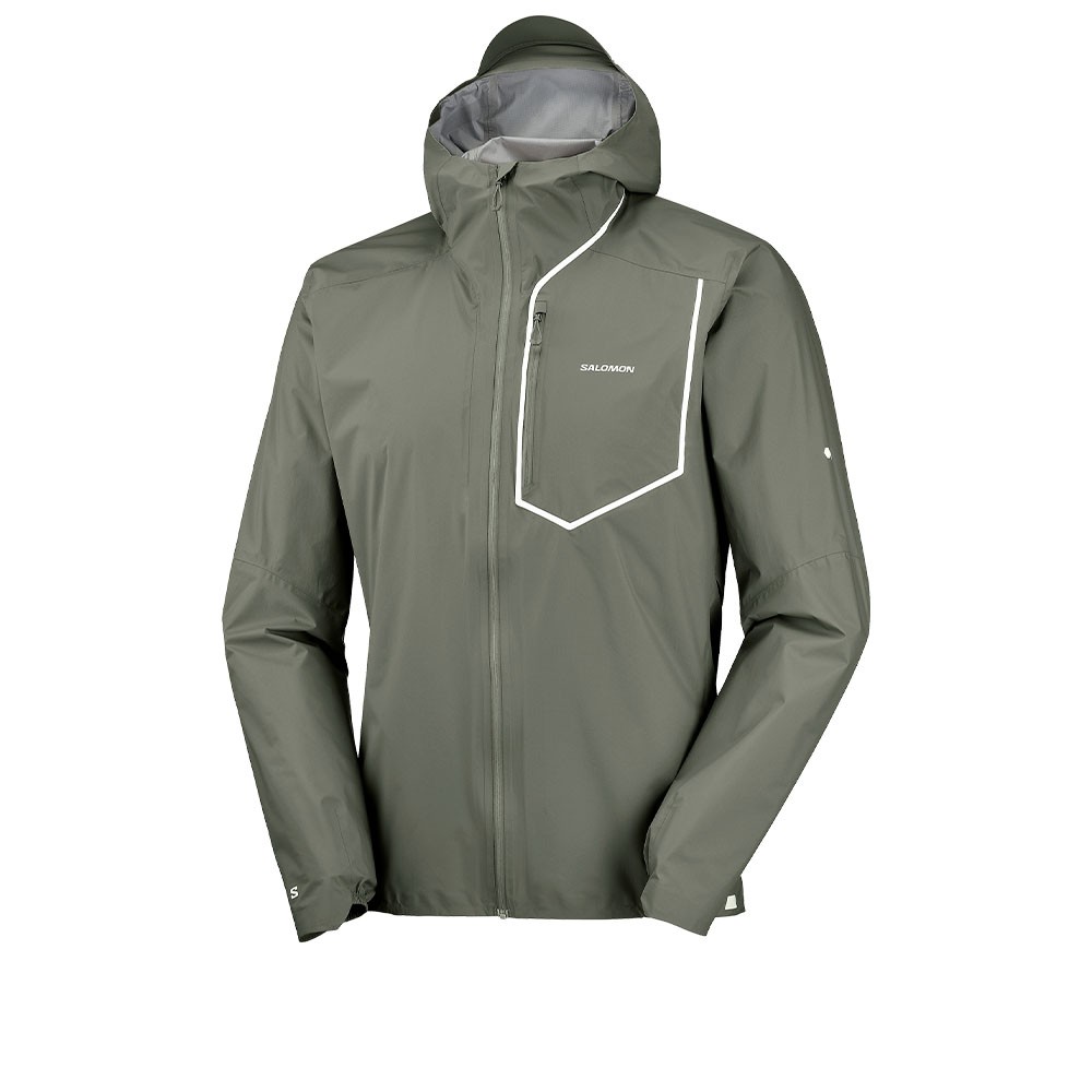 Salomon Giacca Trail Running Bonatti Pro Castor Gray Uomo