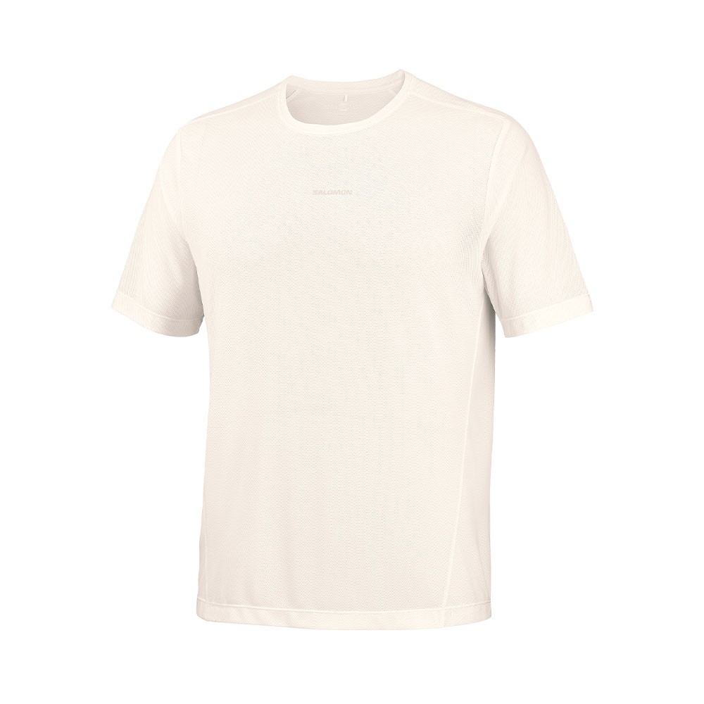 Salomon T-Shirt Trail Running Shkout Core Whisp Bianco Uomo
