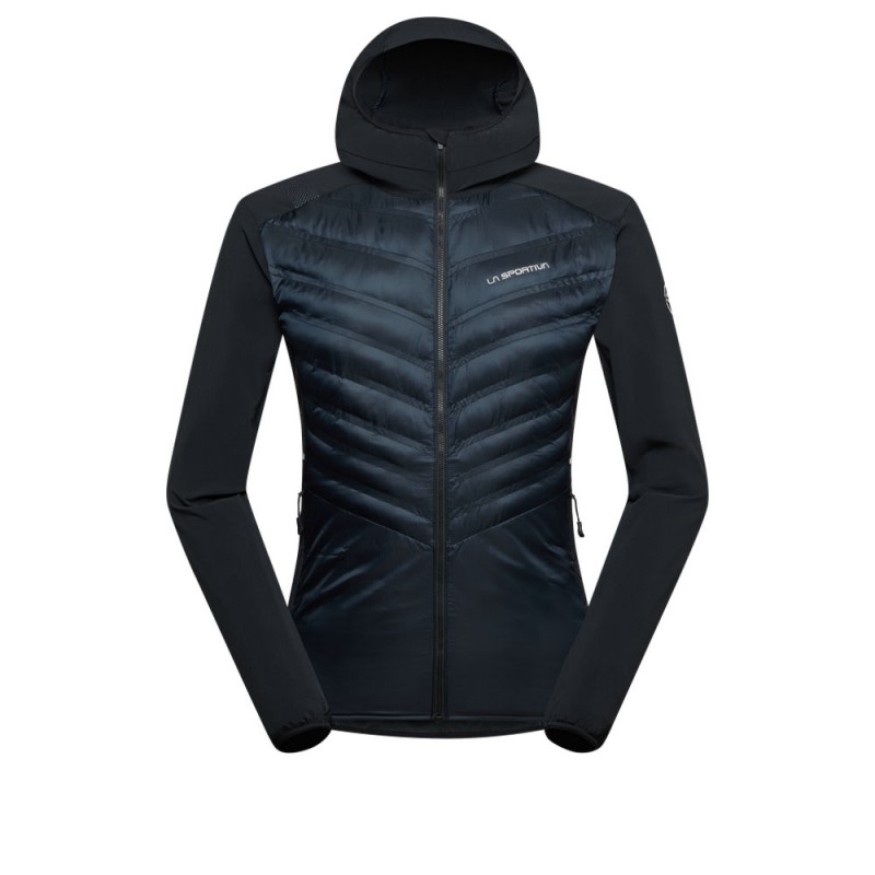 La Sportiva Giacca Trail Running Koro Nero Chalk Uomo