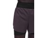 On Pantaloncini Running Zero 2In1 Urchin Nero Uomo