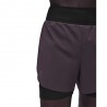 On Pantaloncini Running Zero 2In1 Urchin Nero Uomo