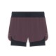 On Pantaloncini Running Zero 2In1 Urchin Nero Uomo
