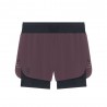 On Pantaloncini Running Zero 2In1 Urchin Nero Uomo