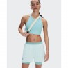 On Pantaloncini Running 3" Performance 2In1 Aquamarine Donna