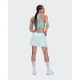On Pantaloncini Running 3" Performance 2In1 Aquamarine Donna