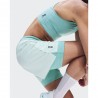 On Pantaloncini Running 3" Performance 2In1 Aquamarine Donna