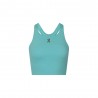 On Performance Crop Aquamarine Donna