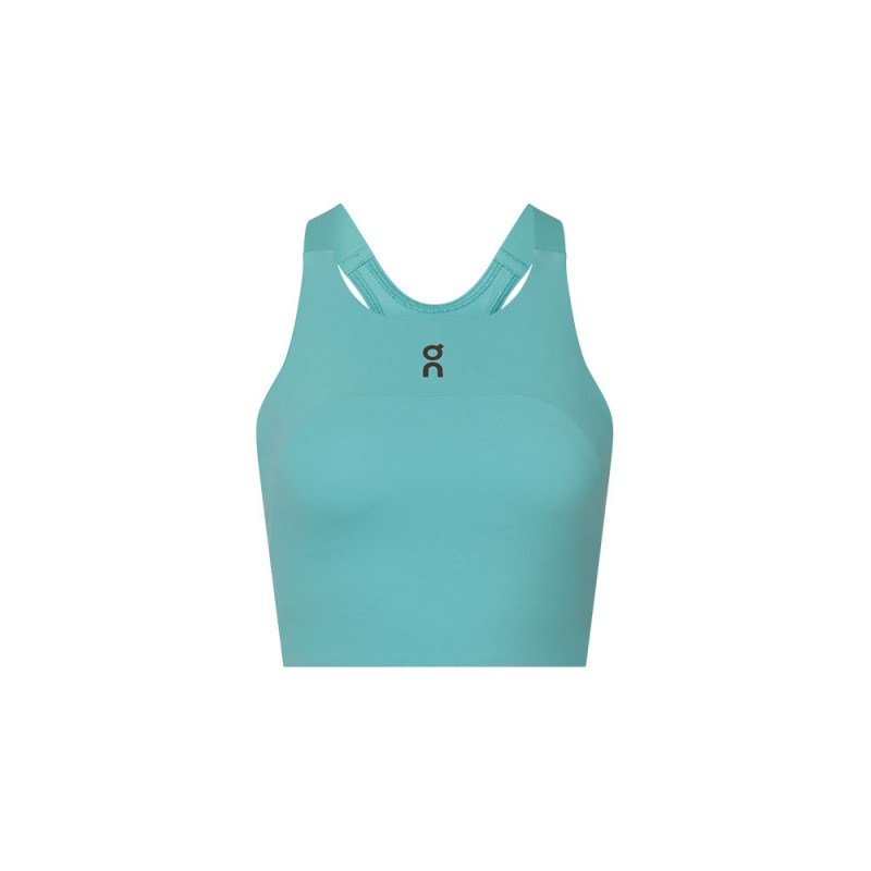 On Performance Crop Aquamarine Donna