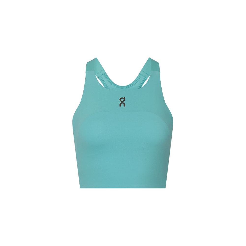 On Performance Crop Aquamarine Donna