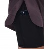 On Pantaloncini Running Zero 2In1 Urchin Nero Donna