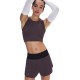 On Pantaloncini Running Zero 2In1 Urchin Nero Donna