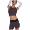On Pantaloncini Running Zero 2In1 Urchin Nero Donna