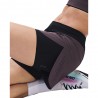 On Pantaloncini Running Zero 2In1 Urchin Nero Donna