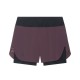 On Pantaloncini Running Zero 2In1 Urchin Nero Donna