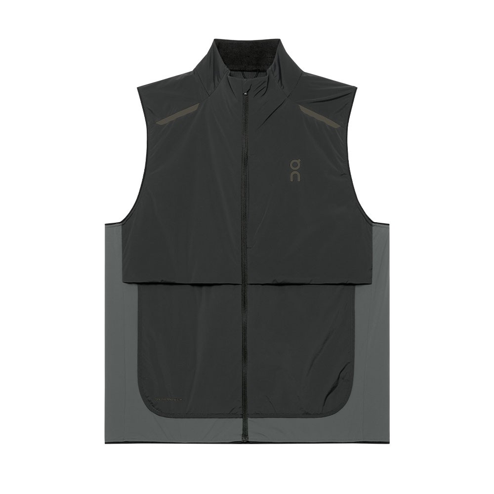 On Gilet Running Weather Nero Eclipse Uomo
