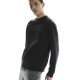 On Maglia Running Focus Tech Crew Nero Uomo