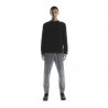 On Maglia Running Focus Tech Crew Nero Uomo