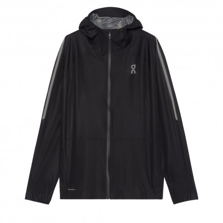 On Giacca Running Performance Nero Uomo