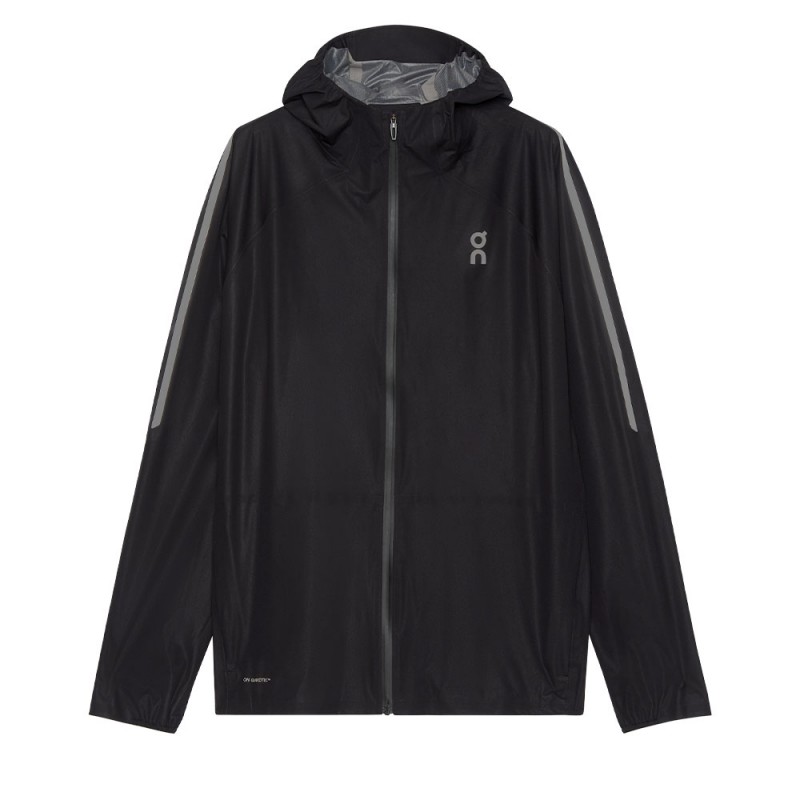 On Giacca Running Performance Nero Uomo