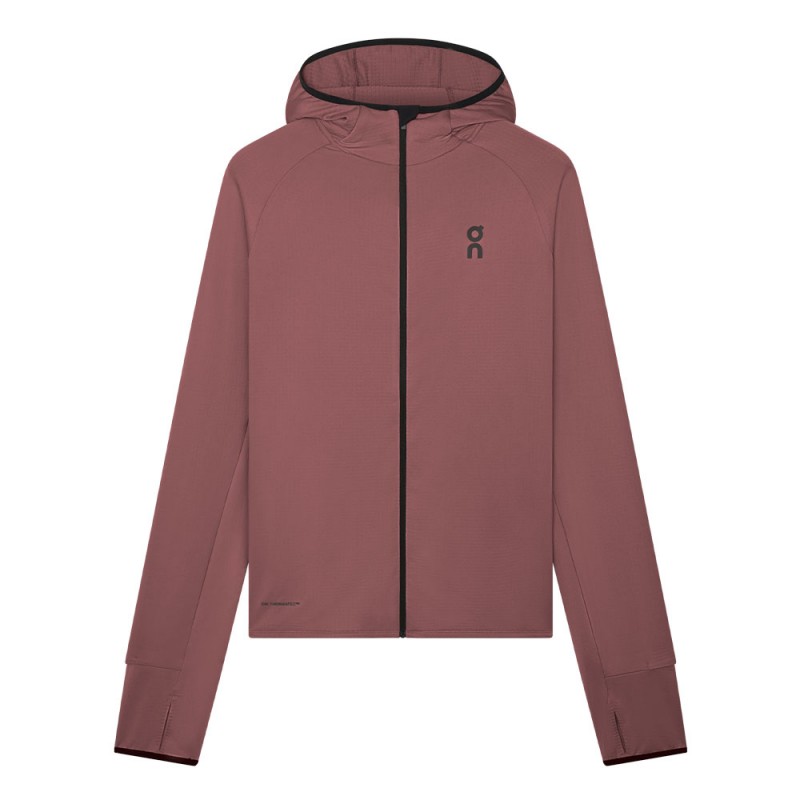 On Giacca Running Climate Zip Barberry Uomo