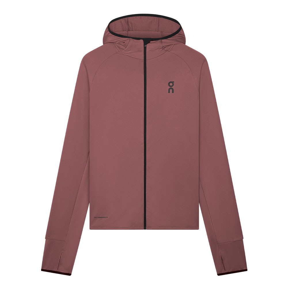 On Giacca Running Climate Zip Barberry Uomo