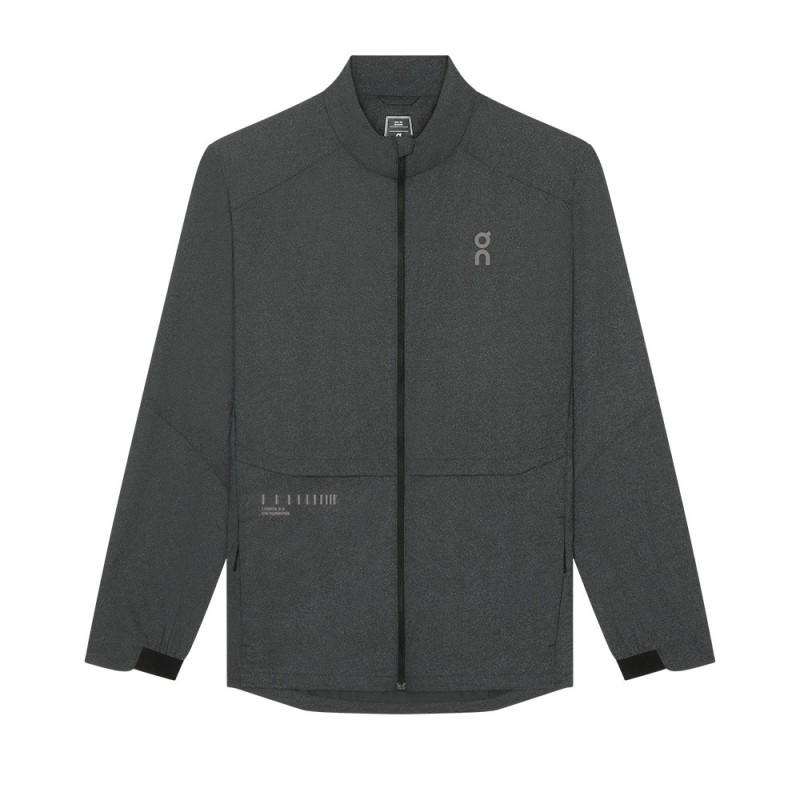 On Giacca Running Weather Lumos Nero Uomo