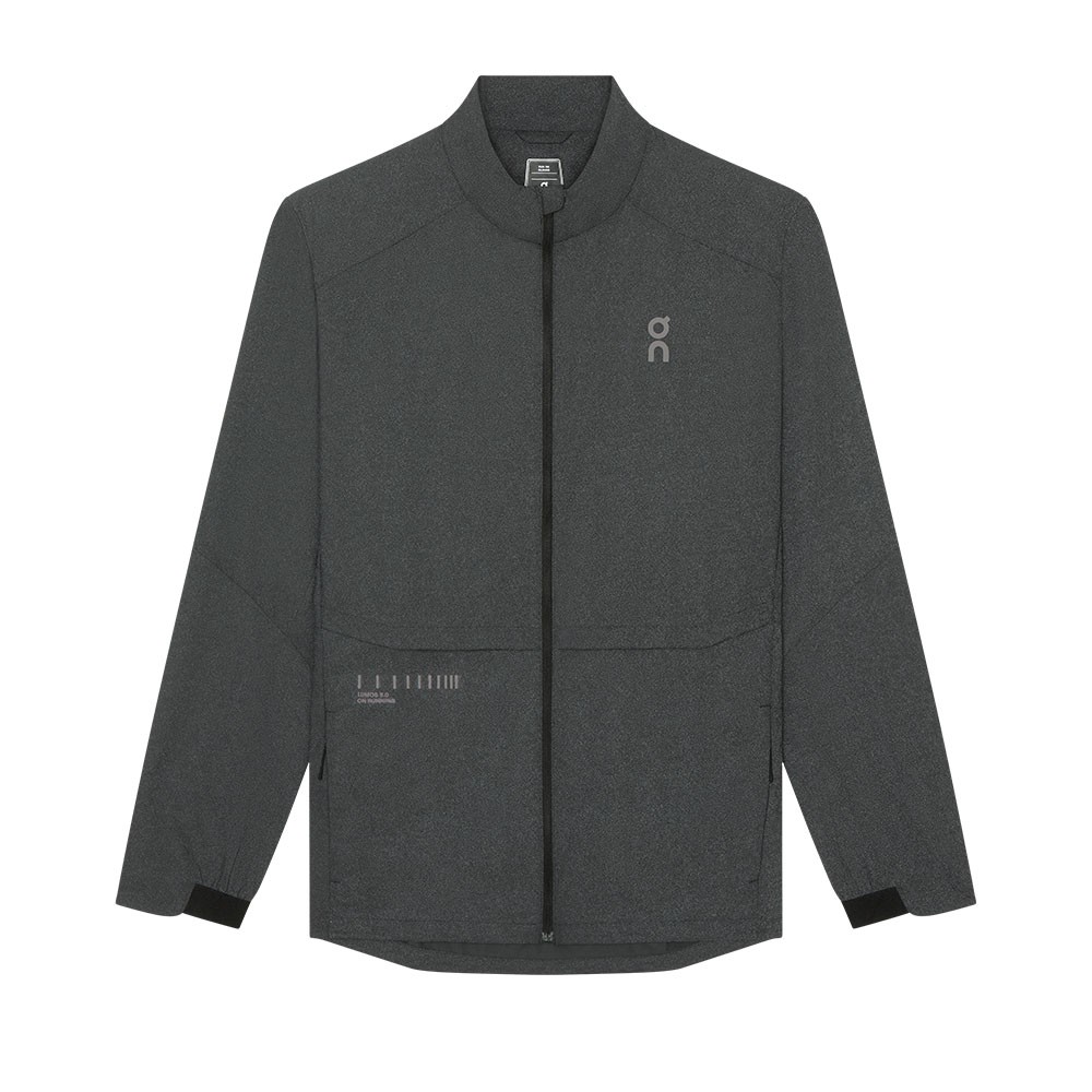 On Giacca Running Weather Lumos Nero Uomo