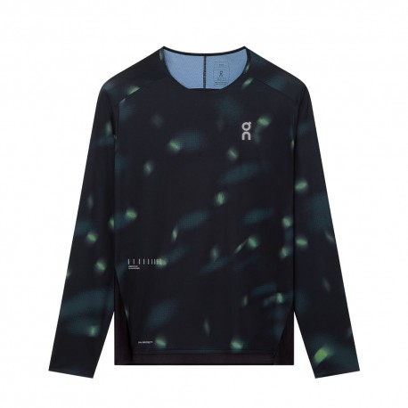 On Maglia Running Performance Long-T Lumos Nero Uomo