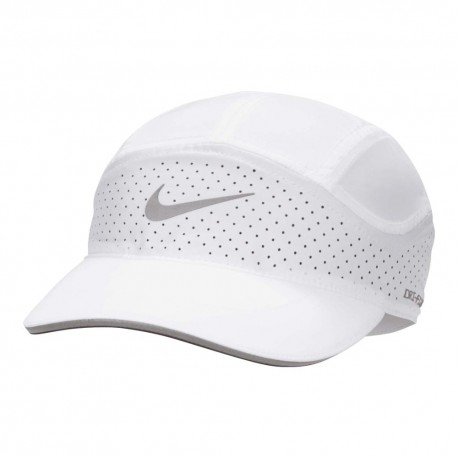 Nike Cappellino Running Dri-Fit Adv Fly Bianco Anthracite Reflective