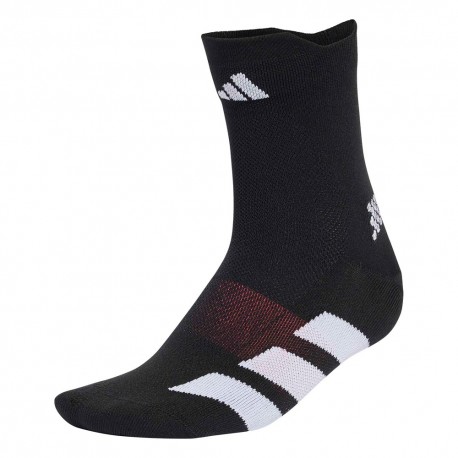 ADIDAS Calze Running Adizero Quarter Nero Bianco
