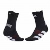 ADIDAS Calze Running Adizero Quarter Nero Bianco