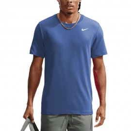 Nike Dri-Fit Maglietta Palestra Dri Fit Cotton Azzurro Uomo