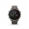 Garmin Fenix 9 Pro Solar Inreach 47 Bare Titanium Grigio Silver