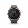 Garmin Fenix 9 Pro Solar Inreach 51 Bare Titanium Grigio Silver