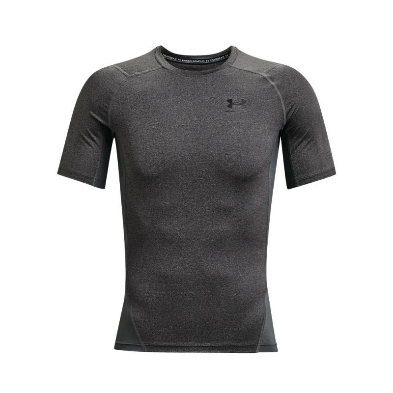 Under Armour T-Shirt Palestra Hg Compression Grigio Uomo