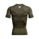 Under Armour T-Shirt Palestra Hg Compression Verde Uomo