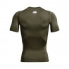 Under Armour T-Shirt Palestra Hg Compression Verde Uomo