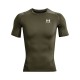 Under Armour T-Shirt Palestra Hg Compression Verde Uomo