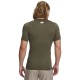 Under Armour T-Shirt Palestra Hg Compression Verde Uomo
