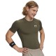 Under Armour T-Shirt Palestra Hg Compression Verde Uomo