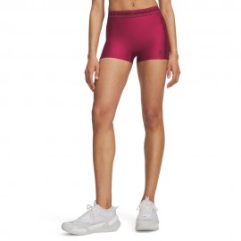 Under Armour Shorts Sportivi Heat Gear Bordeaux Donna