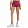 Under Armour Shorts Sportivi Heat Gear Bordeaux Donna