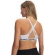 Under Armour Reggiseno Sportivo Crossback Low Strappy Bianco Donna