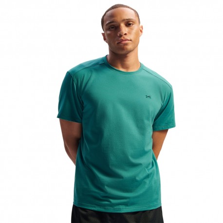 Under Armour Bouncy T-Shirt Palestra Verde Uomo