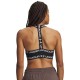 Under Armour Reggiseno Sportivo Mid Support Heat Gear Nero Donna