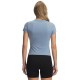 Under Armour T-Shirt Palestra Motion Fitted Azzurro Donna